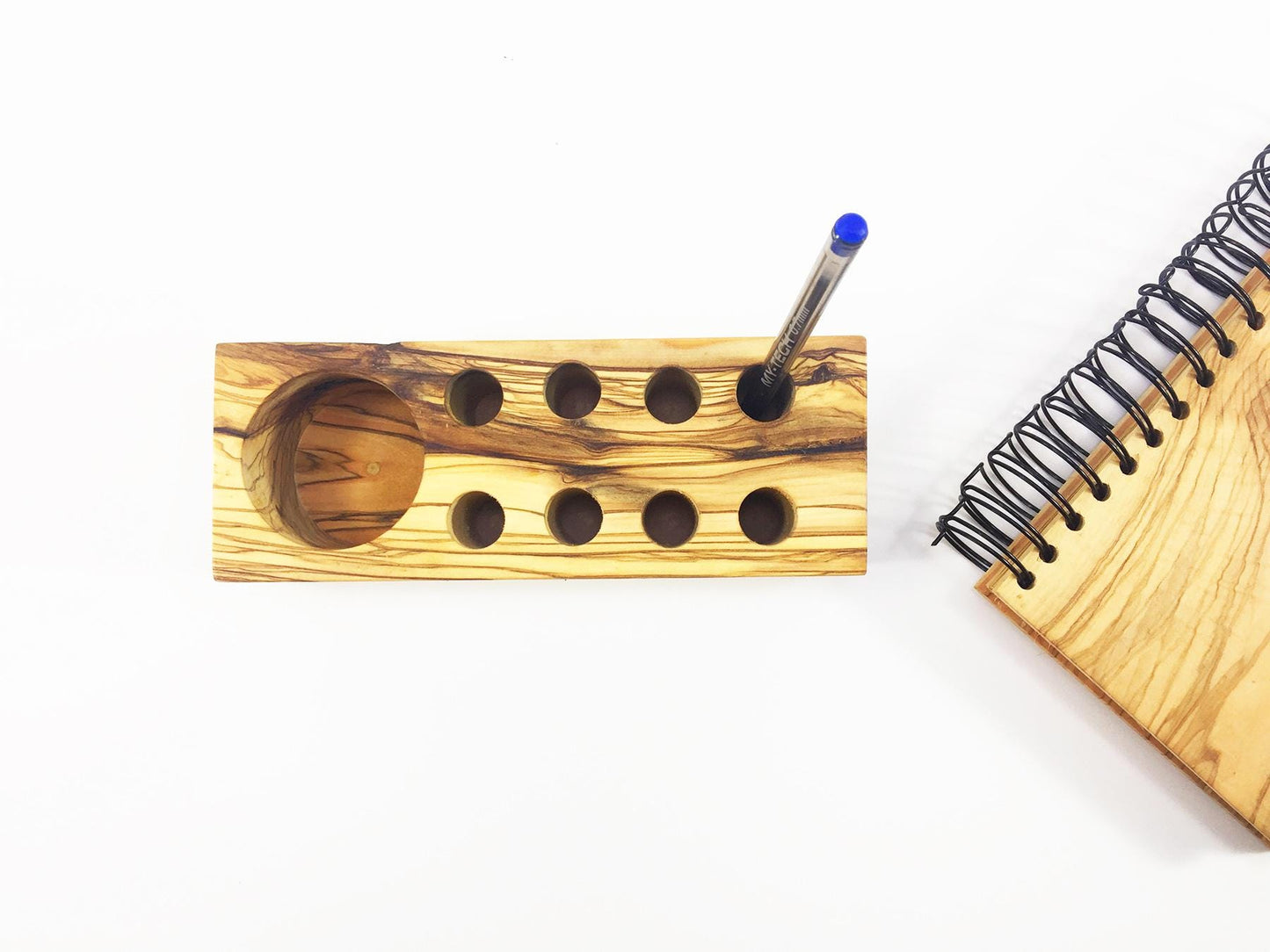 Customizable Olive Wood Pen Holder | Personalized Turkish Olive Wood Pen Holder | Kids Pencil Pot | Wood Desk Organizer | Handmade Gift