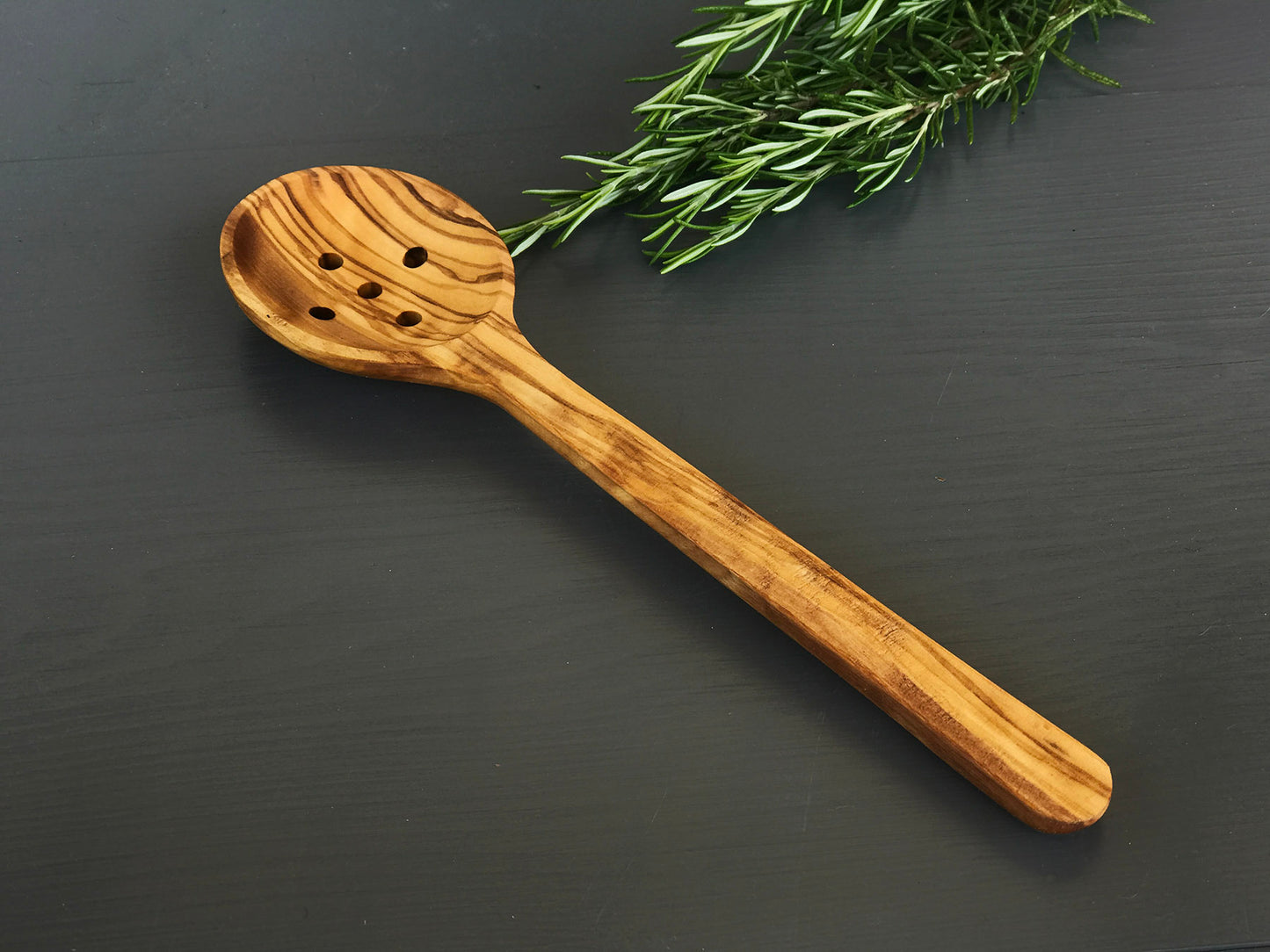 Functional and Elegant Spoon Set, Olive Wood Serving and Cooking Spoons