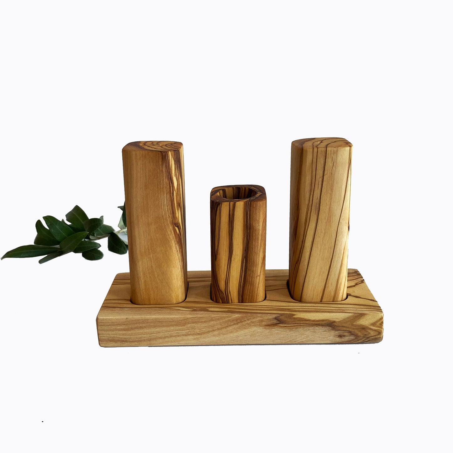 Olive Wood Salt & Pepper Shaker, Olive Wood Toothpick Holder, Authentic Wooden Napkin Holder, Natural Wooden Shaker Set