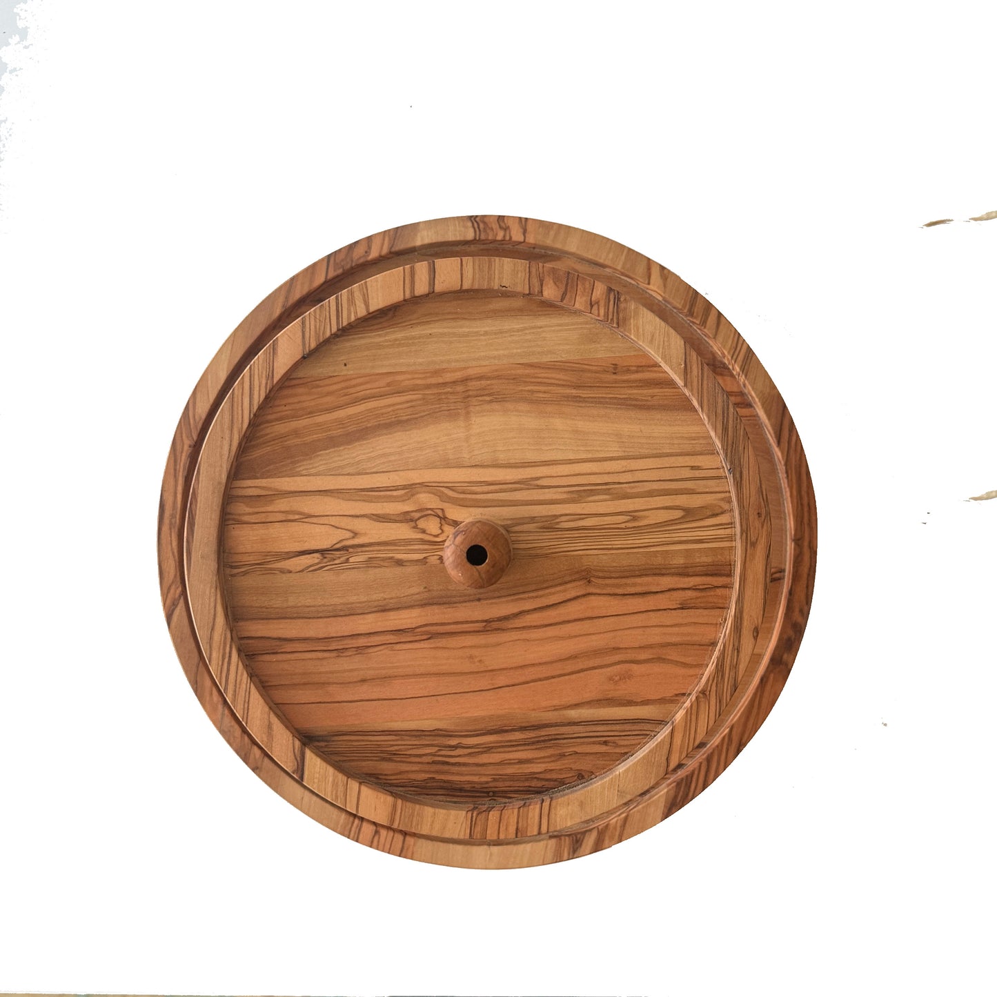 Handmade 3-Tier Olive Wood Serving Stand | Modular Dessert Tower, Cupcake & Snack Display | Natural Olive Wood Tray | Removable Shelves | Rustic Home & Wedding Decor