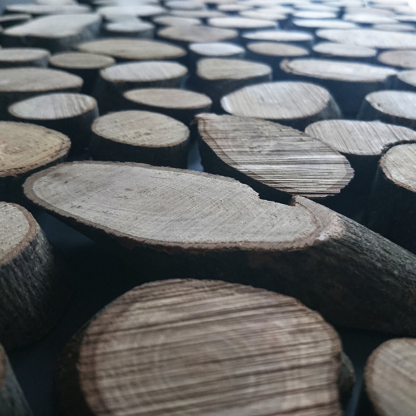 100-piece Small Olive Wood Slices for Epoxy Projects