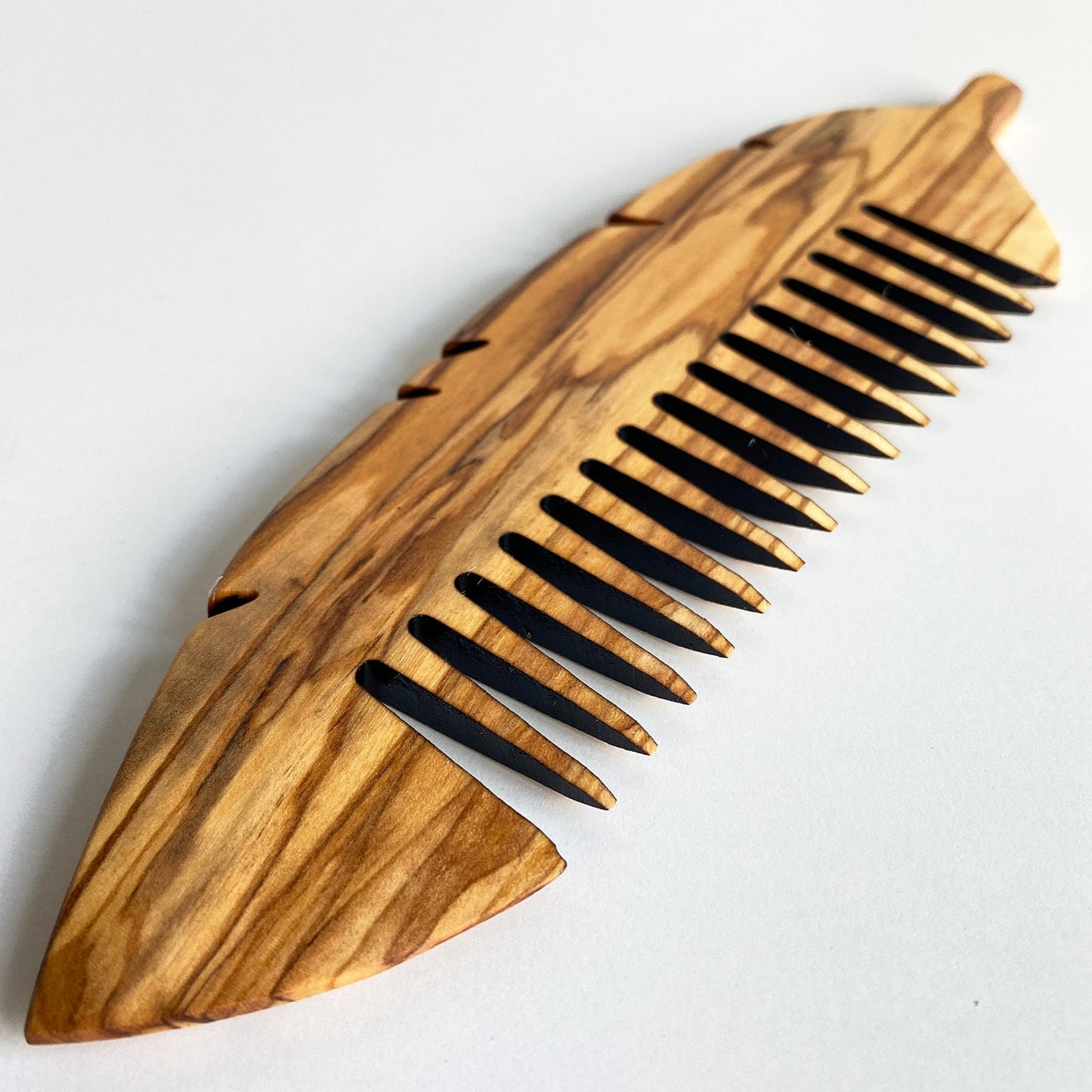 Personalized Olive Wood Comb, Handmade Wooden Beauty Comb, Authentic Hairbrush, Natural Wood Tine Comb, Gift For Mom, Custom Engraved Combs