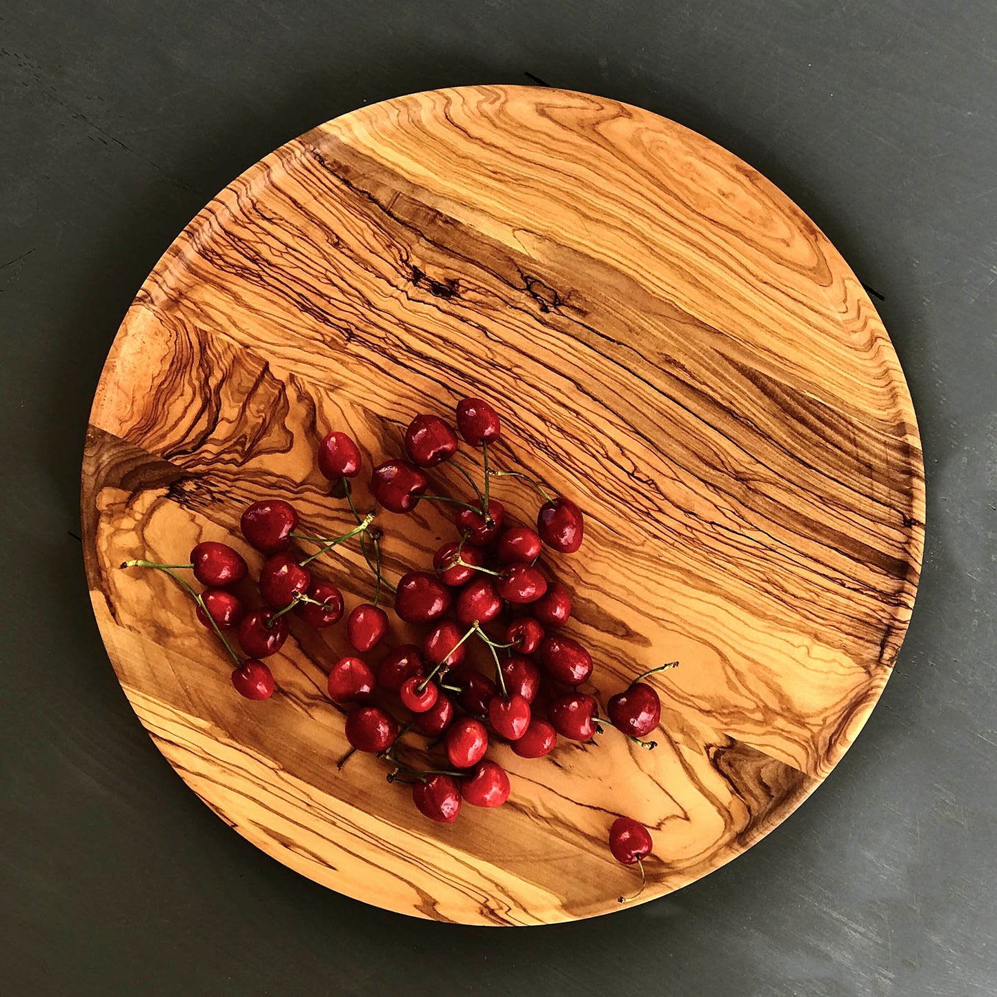 Olive Wood Round Tray, Olive Wood Tray, Coffee Table Tray, Authentic Tea Tray, Luxurious Tea Tray, High Quality Wooden Tray