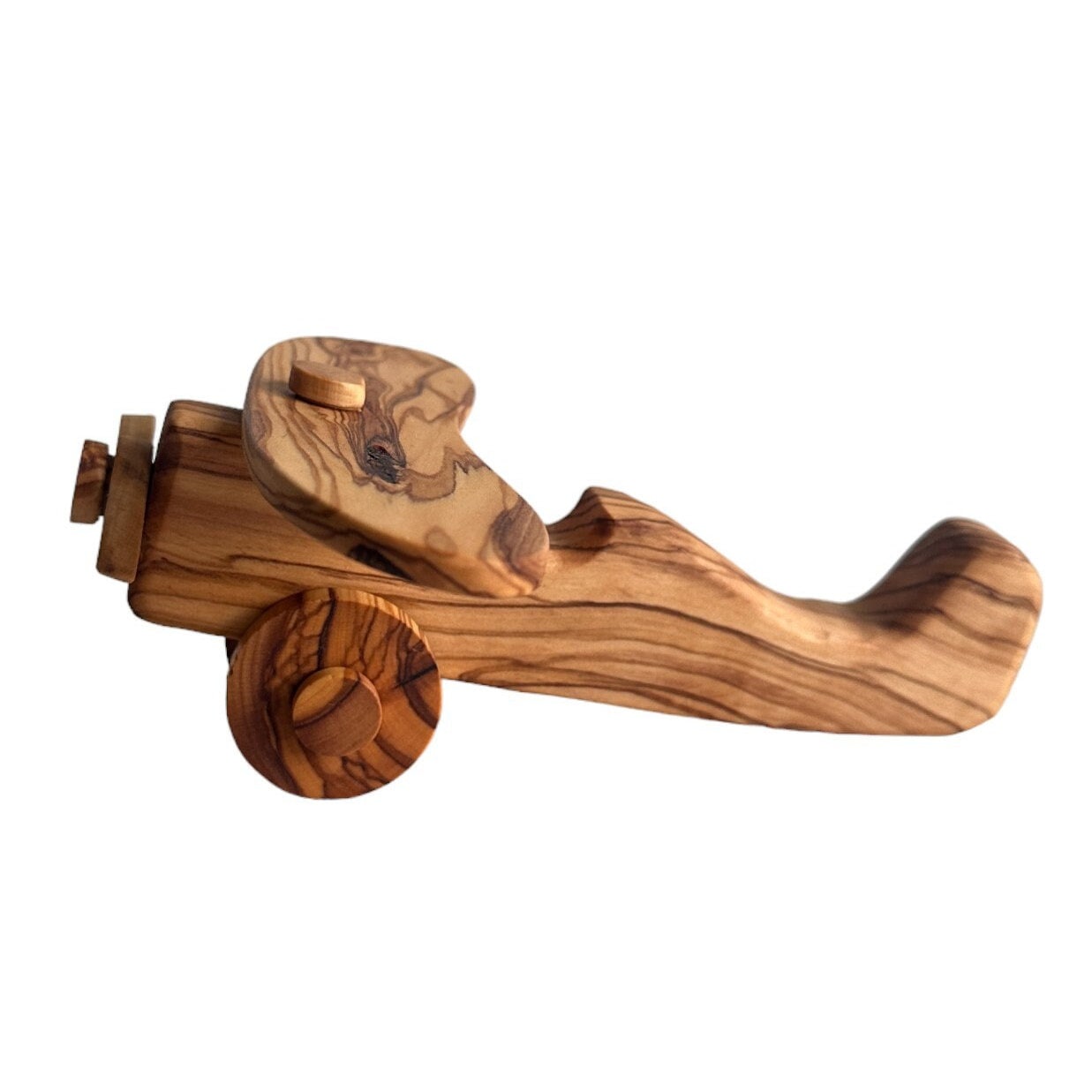 Olive Wood Toy Plane, Wooden Toy Plane, Enviroment Friendly Toy, Vegan Toy, Chemical Free Toy, Natural Wooden Toy, Safe Wooden Toys