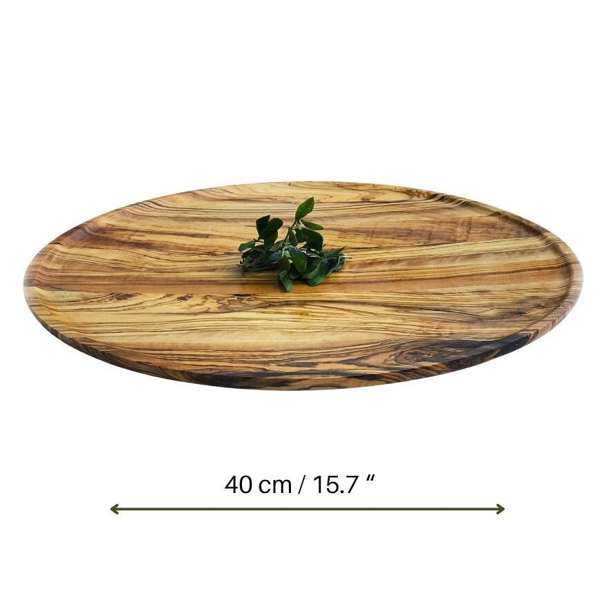 Olive Wood Round Tray, Olive Wood Tray, Coffee Table Tray, Authentic Tea Tray, Luxurious Tea Tray, High Quality Wooden Tray