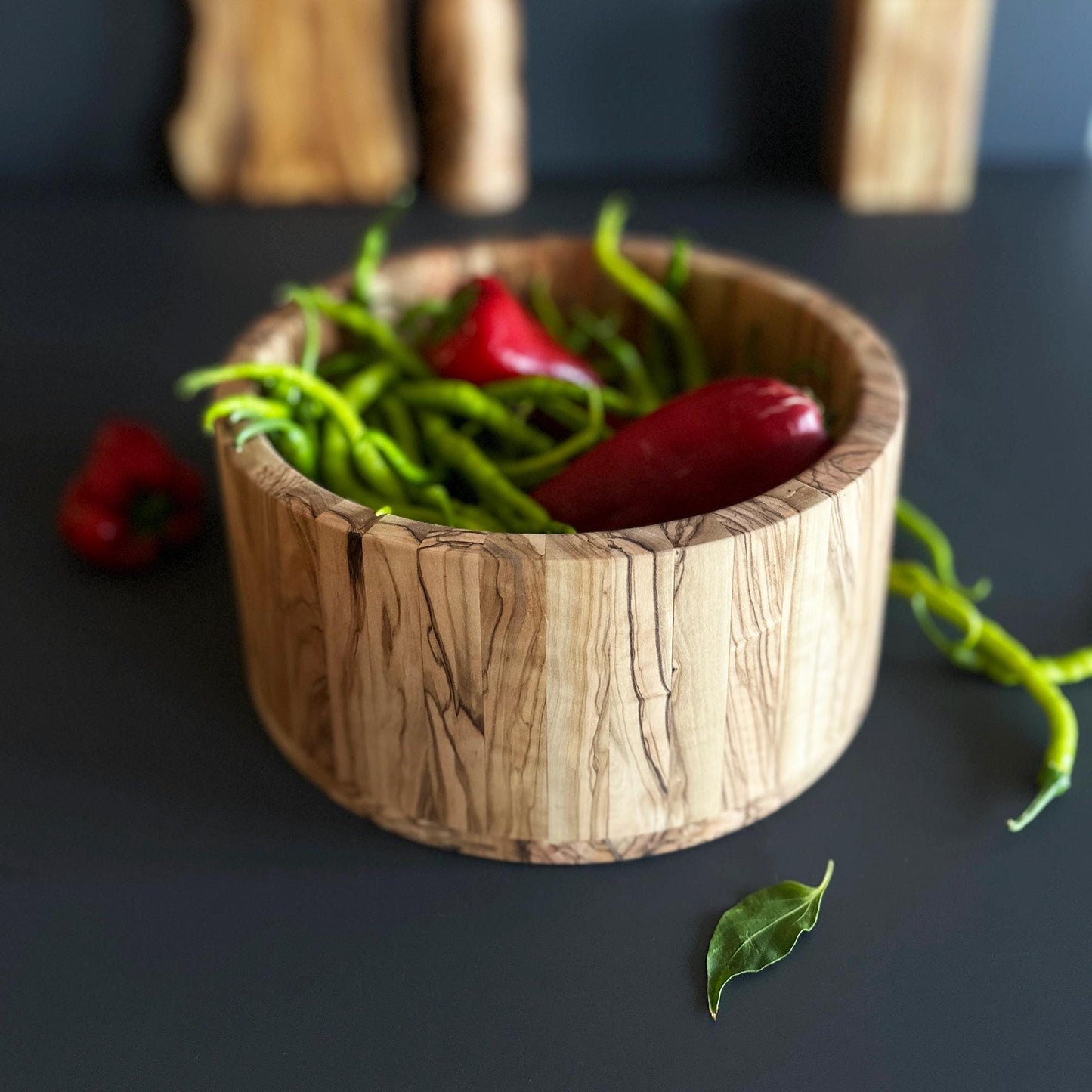 olive wood fruit bowl, olivewood salat bowl