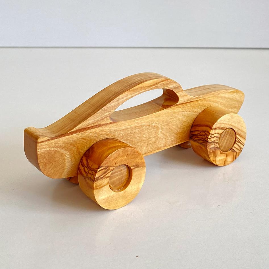 Olive Wood Toy Car, Wooden Toy Car, Chemical Free Toy, Wooden Toy, Organic Toy, Natural Toy Car, Environment friendly toys, healthy toys