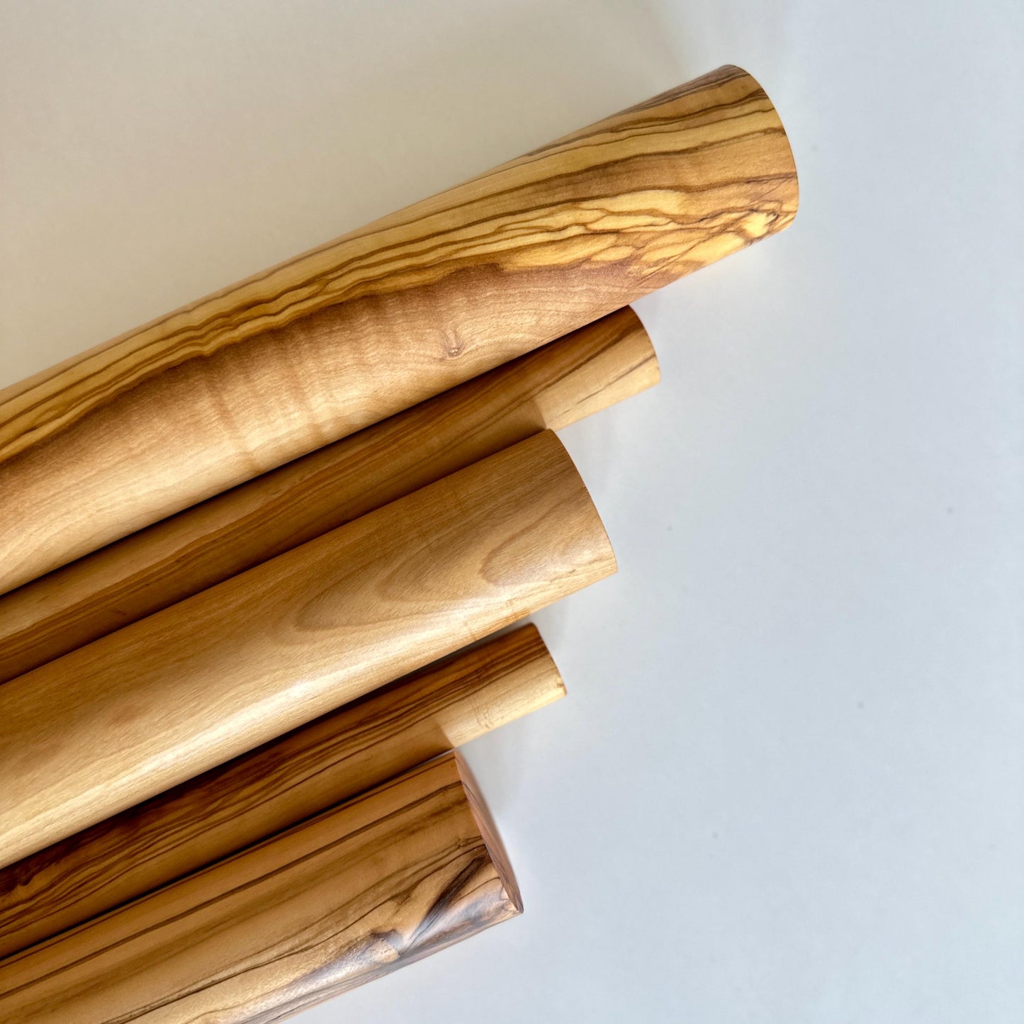 Handcrafted Olive Wood Mattarello - Handmade Rolling Pin - Unique Kitchen Utensil
