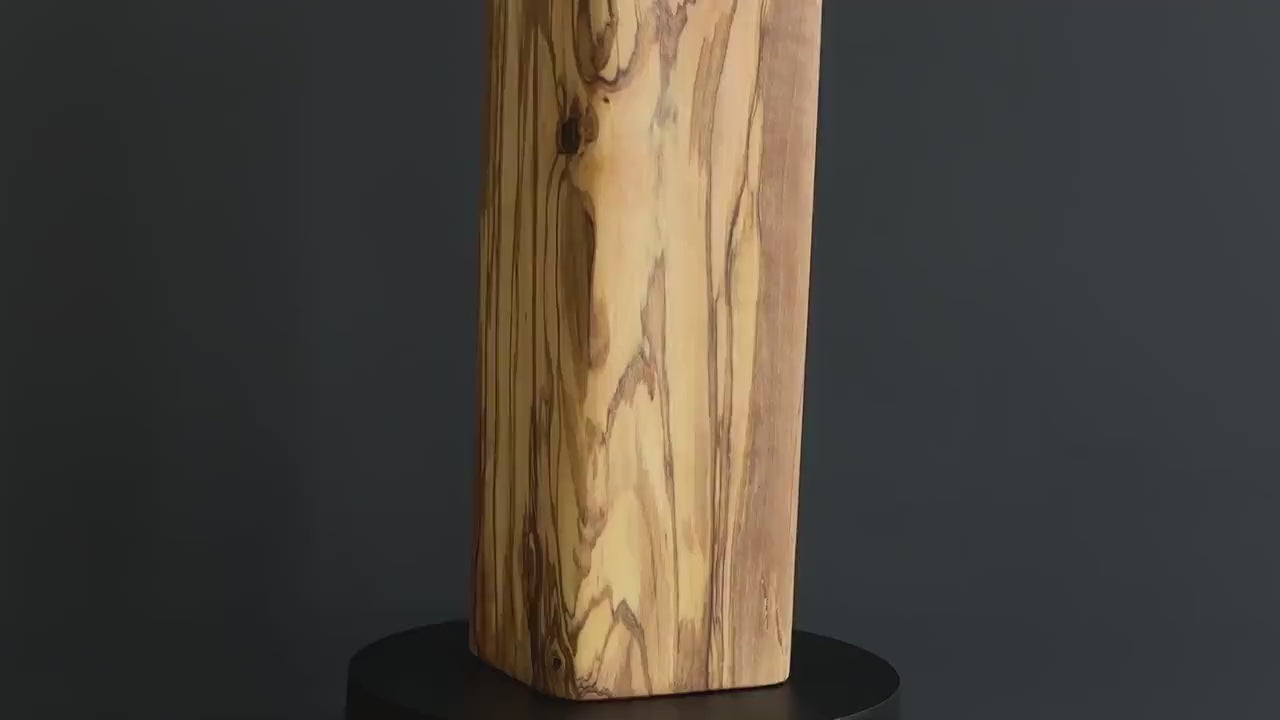 Olive Wood Oil Bottle, Handmade Olive Wood Oil Dispenser