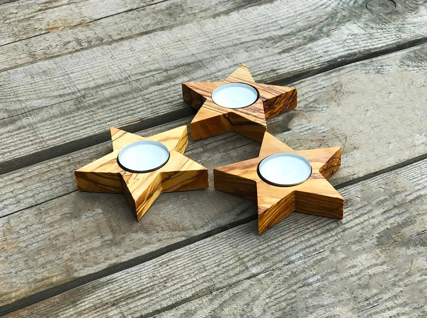 Zeytin Ağacı Tealight Mumluk Seti, Zeytin Ağacı Mumluk