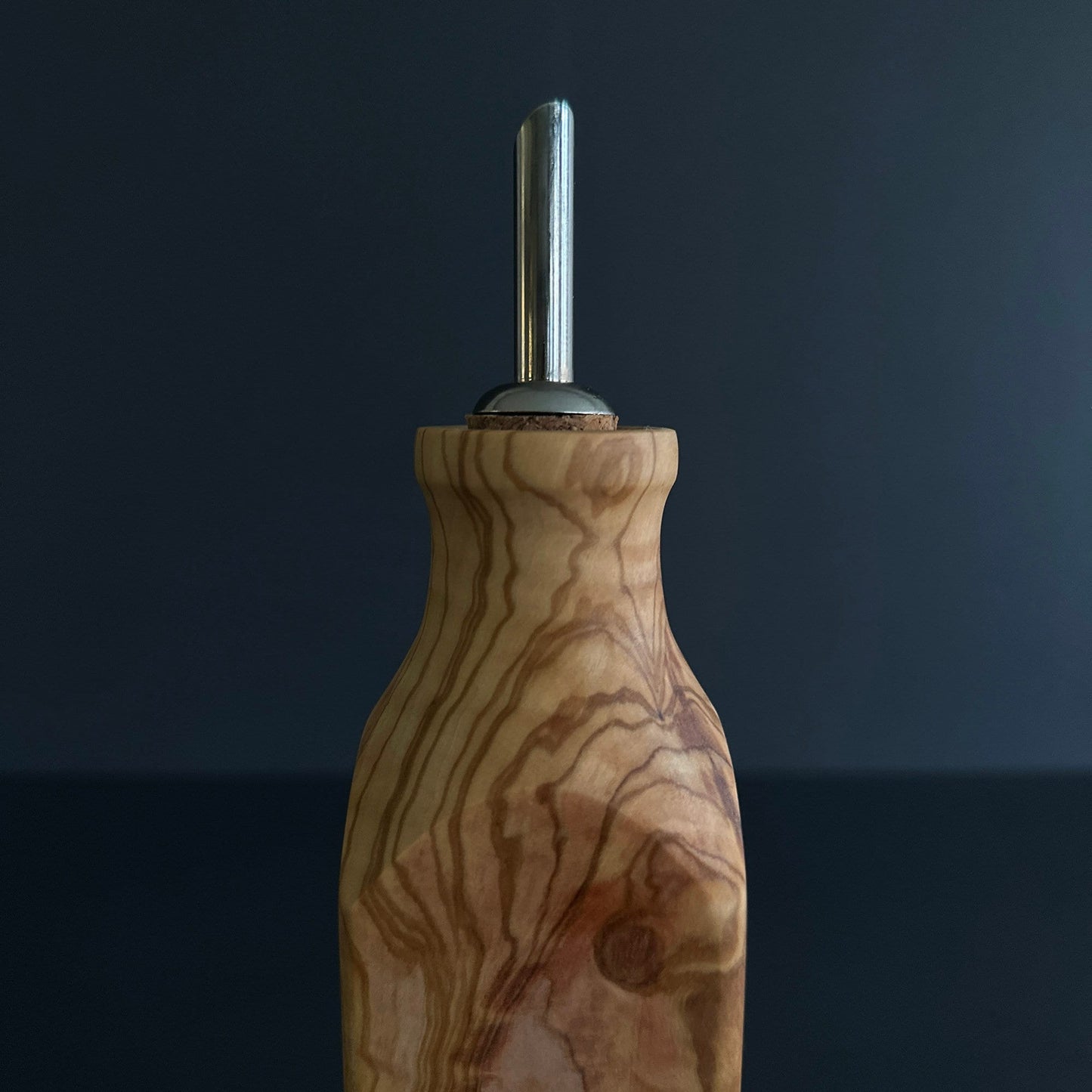 Olive Wood Oil Bottle, Olive Wood Oil Dispenser