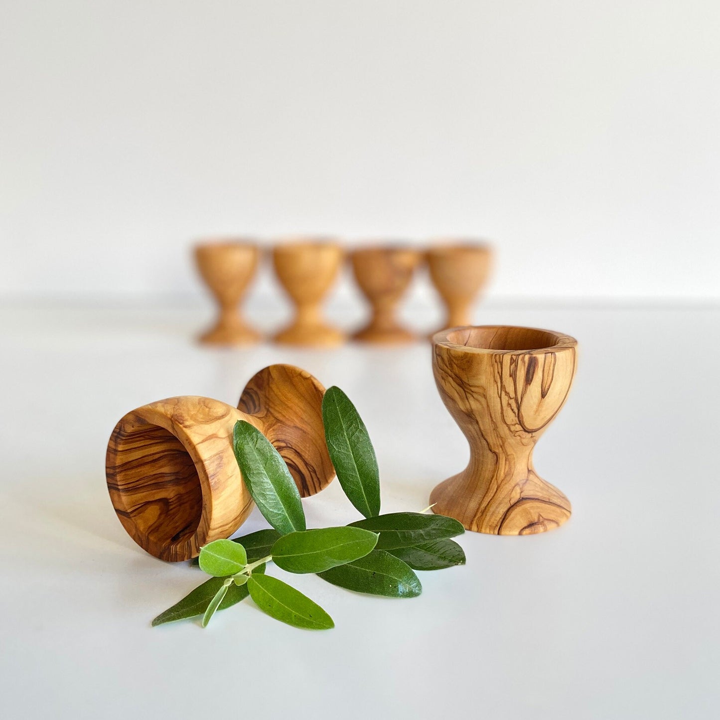 Olive Wood Egg Stand, Olive Wood Egg Holder, Wooden Egg Holder, Natural Wood Egg Holder, Organic Wooden Egg Stand